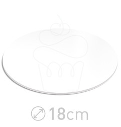 Podkład tekturowy bez dziurki ø 18 cm/ grubość 3 mm - różne kolory